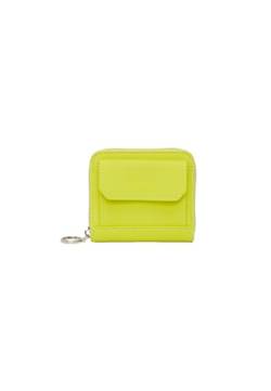 O bag - Brieftasche O Half Wally Berna aus polyurethan, grüne Limette (10.2 X 10.5 X 2 cm) von O bag