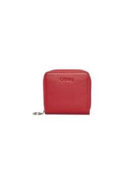 O bag - Brieftasche O Half Wally basilea aus polyurethan, rot (10.2 X 10.5 X 2 cm) von O bag
