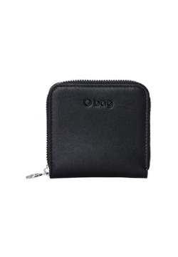 O bag - Brieftasche O Half Wally basilea aus polyurethan, schwarz (10.2 X 10.5 X 2 cm) von O bag