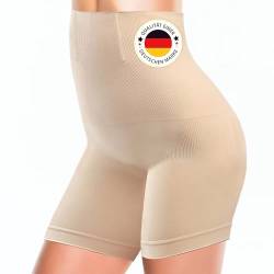 O³ Bauchweg Unterhose Damen Miederpants, Shapewear Damen Bauchweg stark formend, Body Shaper Damen, elastische Miederhose, Shaping Unterwäsche Damen, Hose Shorts (Nude XL/XXL) von O³