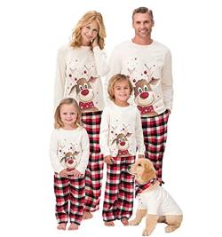 Family Matching Pyjamas Christmas Pyjamas Christmas Family Pjs Weihnachts Pyjamas Für Damen Mann Kinder Baby Christmas Festival Pjs Pyjama Familien Weihnachts Pyjamas Weihnachten Fawn Frauen Women_S von OADOBKICE