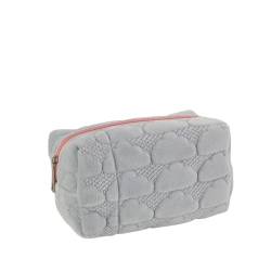 OAIEU Tragbare Kosmetiktasche Für Damen, Einfache Reise-Kulturtasche Mit Großem Fassungsvermögen, Make-Up-Tasche (Hellblau) von OAIEU