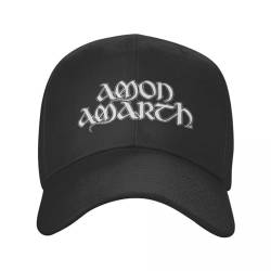 OAKITA Basecap Amon Amarth Transparente Weiße Kappe Baseballmütze Hut Mann Luxus Designer Hut Kappe Damen Herren von OAKITA