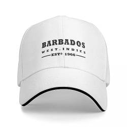 OAKITA Basecap Barbados West Indies Estd 1966 Baseballmütze Hut Mann Luxus niedliche Gentleman Hut lustige Hut Hut Frauen Herren von OAKITA