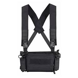 OAREA Camouflage Schnellspanner Tactical Vest Airsoft Ammo Chest Rig 5.56 9mm Magazinträger Combat Tactical Military von OAREA