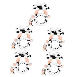 OATIPHO 10 Stk Dreidimensionales Kuh-stirnband Kuh-kostüm-stirnband Flauschige Stirnbänder Make-up-kopftuch Süßes Haargummi Cartoon-bowknot-stirnband Tiere Kopfbedeckung Stoff Niedlich von OATIPHO