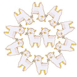 OATIPHO 12St -Schaf-Abzeichen Stifte Schmuck Alpaka-Emaille-Brosche badge stema dekorative Brosche Taschenbrosche Karikatur Füllstoff Weihnachtsschafe Rucksack kleines Schaf von OATIPHO