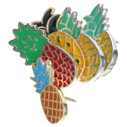 OATIPHO 15 Stk Ananas Broschen Ananas-Emaille-Pin süße Brosche abstecknadeln pinns mädc Rucksäcke Kleidung lustige Brosche kreative Brosche Hut Geschenktasche Rucksack Kind Stift von OATIPHO