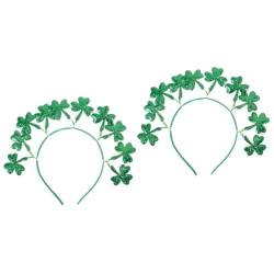 OATIPHO 2St Stirnband irisches Stirnband zum St. Patricks Day frisuren zubehör hair styling accessories St Patrick Stirnband St Patrick Haarband Kopfbedeckung schmücken Haarschmuck von OATIPHO