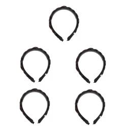 OATIPHO 5st Stirnband Mit Perlenperücke Frauen Kopfschmuck Geflochtenes Stirnband Perlenkopfschmuck Statement-stirnbänder Für Frauen Haar Plastik Damen Ausgabekarte von OATIPHO