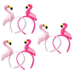 OATIPHO 6 Stk Flamingo-stirnband Cosplay-kopfschmuck Strandparty-stirnband Stirnband Für Bühnenauftritte Party-haarreifen Schöne Haarreifen Lustige Haarreifen Tier Haarschmuck Damen Stoff von OATIPHO