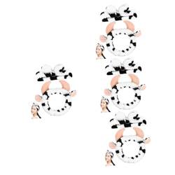 OATIPHO 8 Stk Dreidimensionales Kuh-Stirnband Anziehzubehör für Nutztiere Plüsch-Stirnband aus Kuhhorn spa haarband Kuhmuster Stirnband Make-up-Stirnband Stirnband zum Waschen des Gesichts von OATIPHO