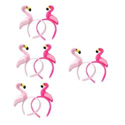 OATIPHO 8 Stk Flamingo-stirnband Tiere Flamingo-kopfschmuck Stirnband Für Bühnenauftritte Party-haarreifen Party-haarschmuck Lustiges Stirnband Tier-stirnband Stoff Damen Hawaii Super Süße von OATIPHO