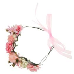 OATIPHO Kranz Haarschmuck Blumenkronen-set Feenkopfschmuck Stirnband Für Blumenkranz Teeparty-accessoires Für Frauen Europäisch Und Amerikanisch Fräulein Blumenkopfschmuck Eisendraht von OATIPHO