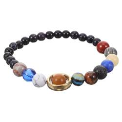 OATIPHO Sonnensystem-Armband Neuheit Universum Die Acht Planeten Armband Yoga Chakra Glasperlen Armband Für Kinder Und Erwachsene von OATIPHO