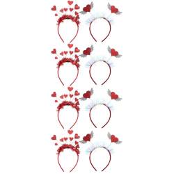 OATIPHO Valentinstag-Herz-Stirnband Herz-Dekor-Stirnbänder 1 Set Liebes-Stirnbänder Haarreifen Mit Herzen Und von OATIPHO