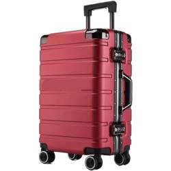 OATTIS Reisen Gepäck Koffer Zweireihige Schwenkräder Gepäck Business Aluminium Trolley Case Tragbare Reise Dual TSA Zahlenschloss Dauerhaft von OATTIS