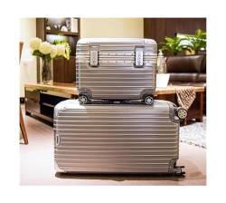 OATTIS Reisen Horizontaler Koffer, PC+ABS, robuster Hartschalenkoffer, Kosmetikkoffer, Handgepäck, Koffer, Zahlenschloss Dauerhaft von OATTIS