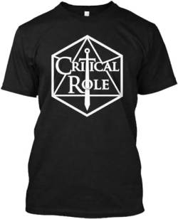 Critical-Role - Critical Role Tee T-Shirt Preshrunk Cotton T-Shirts & Hemden(XX-Large) von OAX