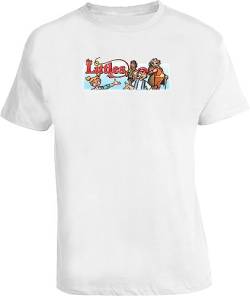 The Littles 80S Retro Cartoon New White T Shirt White T-Shirts & Hemden(Large) von OAX