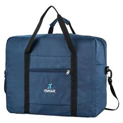20L Reisetasche, faltbar, Reisetasche für Spirit Airlines persönliche Gegenstände, Marineblau, 20L, Faltbare Reisetasche von OBAGUR