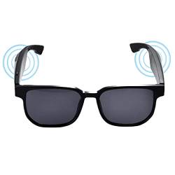 OBEST Intelligente Audio Sonnenbrille,5.1 Bluetooth Sport Bluetooth Kopfhörer,Brille,Sprachalarm,UV-Schutz,Sprachnavigation,Passend für Outdoor Sportarten von OBEST