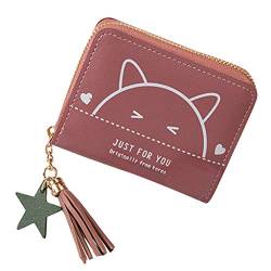 Card Trend Frauen 'Outdoor-Mode solide Geldbörse s Farbe Brieftasche Damen (Hot Pink, One Size) von OBiQuzz