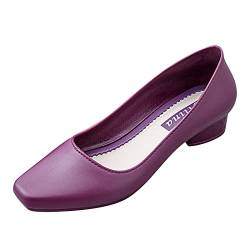 Mary Jane Schuhe Damen Flache Ballerina Halbschuhe Prinzessin Schuhe Elegant Abendschuhe Hochzeitsschuhe rutschfest Kleid Schuhe Leicht Tanzschuhe Slip-On Partyschuhe Schulschuhe Einzelne Schuhe von OBiQuzz