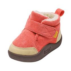 OBiQuzz Baby Sneaker Jungen 24 Warm Gefüttert Anti-Rutsch Flats Winterschuhe Kleinkind Mädchen Weiche Sohle Baumwolleschuhe Baby Schuhe Erste Schuhe Kleinkind Babyschuhe Krabbelschuhe Walikingschuhe von OBiQuzz