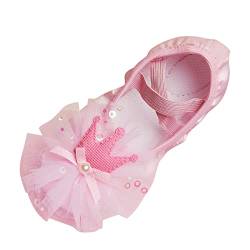 OBiQuzz Kinderschuhe Tanzschuhe Warm Dance Ballett Performance Indoor Schuhe Yoga Tanzschuhe Womens Sneaker (Pink, 30 Little Child) von OBiQuzz