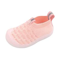 OBiQuzz Kleinkind Mädchen Krabbelschuhe Baby Mesh Atmungsaktive Sportschuhe Lauflernschuhe Junge Lernlaufschuhe Babyschuhe Flexibles Sportschuhe rutschfeste Bodenschuhe Taufschuhe Kinderschuhe von OBiQuzz