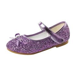 OBiQuzz Lässige seitliche hohle Schnalle, flacher hoher Absatz, römische Schuhe, Damen-Sommersandalen, modische Damen-Sandalen Erste Schuhe Baby Junge (Purple, 30 Little Child) von OBiQuzz