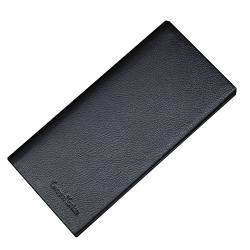Riesige Tasche Concise Card Geldbörse Portemonnaie Handtasche Geldbörse en Head Brieftasche Herren (Black, One Size) von OBiQuzz