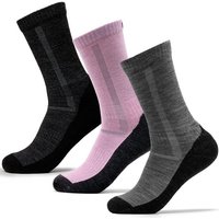 OCCULTO Wandersocken Damen Merino Wandersocken 3er Pack (Modell: Tamara) (3-Paar) von OCCULTO