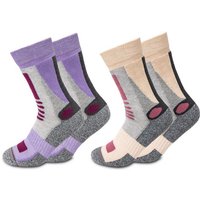 OCCULTO Wandersocken Damen Wandersocken 2er Pack (Modell: Gerlinde) (2-Paar) von OCCULTO