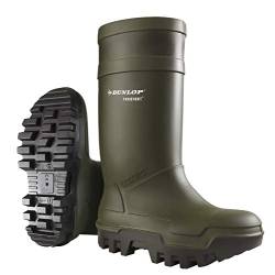 OCEAN Unisex Dunlop Purofort Thermo+ Gummistiefel, Arbeit Stiefel, saftety, dunkel Olive, 42 EU von OCEAN