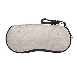 Beautiful Ocean Ultra Light And Convenient Soft Shell Glasses Bag (Horizontal Style) Glasses Protection Case Storage Box, Roségoldener Marmor, One Size, Vintage-Stil von OCELIO