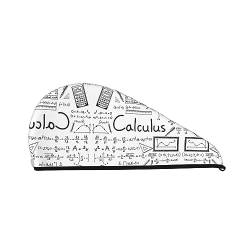 Mathematik Geometrie Geek Calculus Coral Fleece Dry Hair Hat Badehut, verwendet für Make-up und Baden von OCELIO