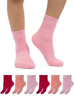 OCERA 6 Paar Thermo Socken für Kinder im Farbmix - Beerentöne 31/34 von OCERA