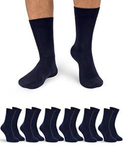 OCERA Bambus Socken Herren & Socken Damen - 6 oder 12 Paar - Atmungsaktive Herren Socken & Damen Socken aus Bambusfasern - Geruchshemmende Anti Schweiß Socken Herren & Damen - 39/42 von OCERA