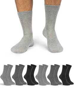 OCERA Bambus Socken Herren & Socken Damen - 6 oder 12 Paar - Atmungsaktive Herren Socken & Damen Socken aus Bambusfasern - Geruchshemmende Anti Schweiß Socken Herren & Damen - 43/46 von OCERA