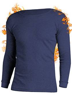 OCERA Thermo Unterhemd für Herren Thermounterwäsche Baumwolle - Marine - 4XL von OCERA