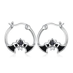 OCJ Fledermaus Ohrringe Creolen Damen 925 Sterling Silber Halloween Gotisch Schmuck Geschenke von OCJ