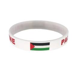Palästina-Flaggen-Armband, Palästina-Flagge, Silikon-Armband, ich stehe mit Palästina-Armband, Unterstützung Palästina-Silikon-Armbänder mit Palästina-Flagge, beten für Palästina-Silikonarmbänder, für von OCKULT
