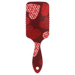 Valentinstag rote Herz Haarbürste Soft Touch Paddel Haarbürsten Professionelle Haarbürste für alle Haartypen von ODAWA
