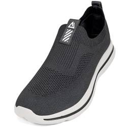 ODCKOI Herren Slip on Sneakers Mesh Atmungsaktiv Laufschuhe Bequem Turnschuhe Outdoor Fitness Sportschuhe Leichtgewichts Straßenlaufschuhe-HEISE-40 von ODCKOI