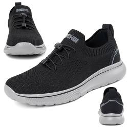 ODCKOI Slip On Sneaker Herren Leichtgewichts Turnschuhe Sportschuhe Atmungsaktiv Walkingschuhe Outdoor Freizeitschuhe Joggingschuhe Komfort Fitness Gym Schuhe-HEISE-40 von ODCKOI