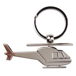 ODETOJOY Silber Metall Schlüsselanhänger Hubschrauber Schlüsselanhänger Halter von ODETOJOY