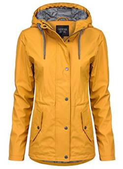 ODYSSEE Damen Regenjacke, Farbe:gelb, Größe:XL von ODYSSEE