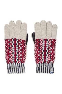 ÖJBRO VANTFABRIK 1 Paar Handschuhe Touch Screen Handy Wollhandschuhe Strick L (10-11) weiss rot blau warm 100% Merinowolle 4 Lagen Schweden von ÖJBRO VANTFABRIK